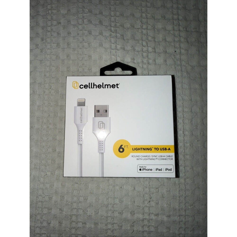 Cellhelmet 6ft Lightinging To USB-A Cable